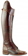 Petrie Riding Boots Athene Croco + Calf Brown