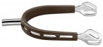 Sprenger Spurs Flat End Extra Grip Brown