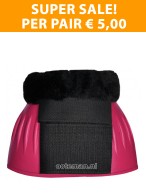 Super Sale! Vantaggio Bell Boots Rubber + Faux Fur Pink