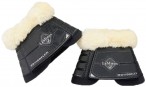 LeMieux Bell Boots Motionflex + Faux Fur Black