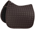 Eskadron Saddle Pad Platinum Cotton Glitter Teak Brown