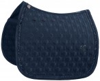 Eskadron Saddle Pad Platinum Highgloss Chain Jewel Atlantic Blue