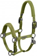 Eskadron Headcollar Platinum Glossy Crystal Moss Green