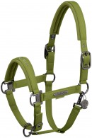 Eskadron Headcollar Platinum Faux Leather Moss Green