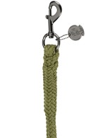 Eskadron Lead Rope Platinum + Snap Moss Green