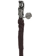 Eskadron Lead Rope Platinum + Panic Hook Teak Brown