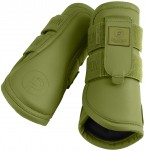 Eskadron Leg Protector Platinum Faux Leather Moss Green