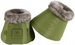 Eskadron Bell Boots Platinum Softslate + Faux Fur Moss Green