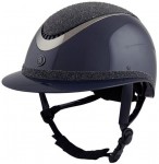 BR Riding Helmet Theta Plus Dazzling Glamourous Glossy Navy