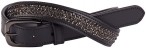 Harry's Horse Belt Leather Crystal Black