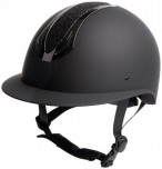 Harry's Horse Riding Helmet Pro F1 Mat Sparkle Black/Black