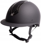 Harry's Horse Riding Helmet Pro F1 Mat Sparkle Black/Black