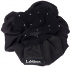 LeMieux Scrunchie + Knotnet & Crystals Black/Black