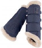 Eskadron Leg Protector Heritage Stingray + Faux Fur True Blue