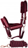 Harry's Horse Headcollar Set Denici Cavalli Scabiosa Bordeaux