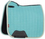 LeMieux Saddle Pad Suède Square Dressage Lagoon