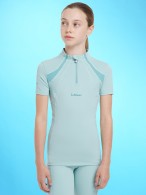 LeMieux Shirt Young Rider Base Mia Aqua