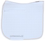 Eskadron Saddle Pad Cotton Basics White + Gold Cord