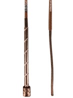 Fleck Dressage Whip Strass Brown