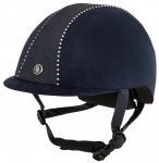 BR Riding Helmet Delta Crystal Navy