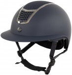 BR Riding Helmet Lambda Polo Plus Navy/Gunmetal