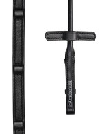 Vantaggio Reins Soft Grip Round + Hook + Stops Black