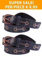 Super Sale! Harry's Horse Belt Denici Cavalli Navy