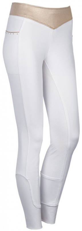Harry's Horse Riding Breeches EquiTights Full Grip EQS White